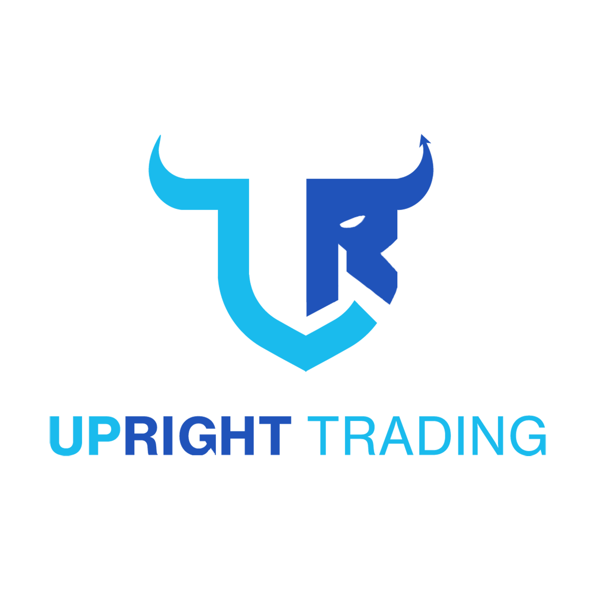 UPRIGHT Trading logo white